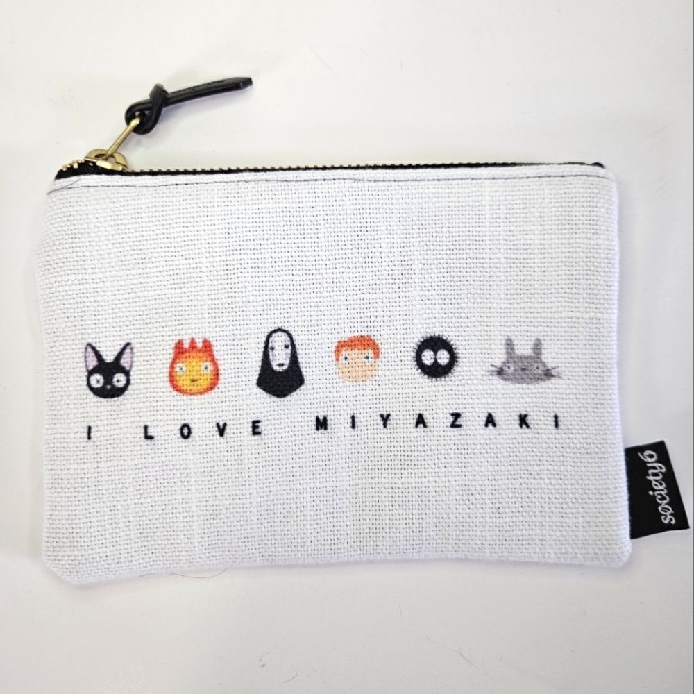 Society6 I Love Miyazaki and Friends Carry All Iphone Zipper Pouch Bag Clutch